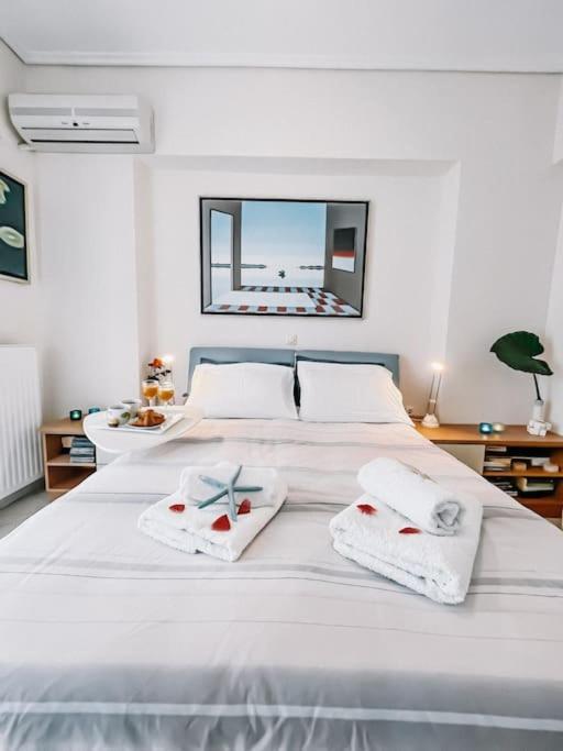 Mare Marina View 1 Apartment Xylokastro Bagian luar foto