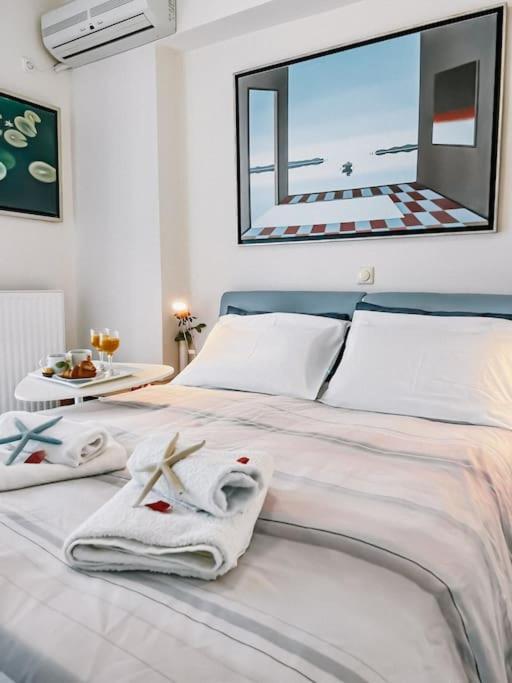 Mare Marina View 1 Apartment Xylokastro Bagian luar foto