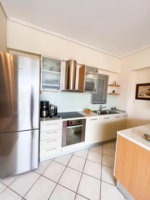 Mare Marina View 1 Apartment Xylokastro Bagian luar foto