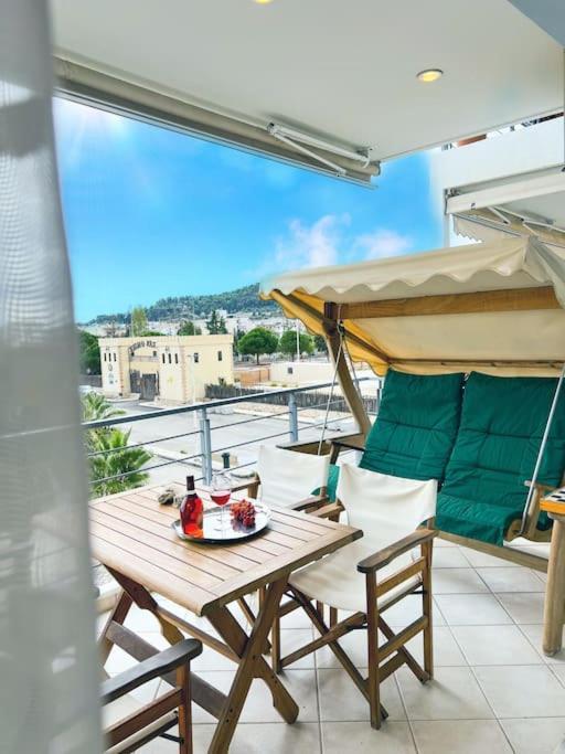Mare Marina View 1 Apartment Xylokastro Bagian luar foto