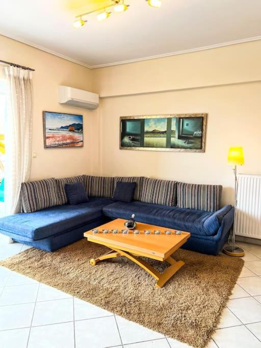 Mare Marina View 1 Apartment Xylokastro Bagian luar foto