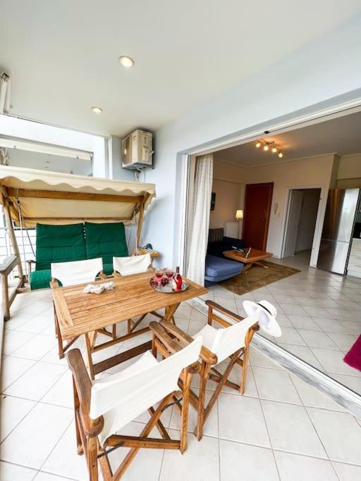 Mare Marina View 1 Apartment Xylokastro Bagian luar foto