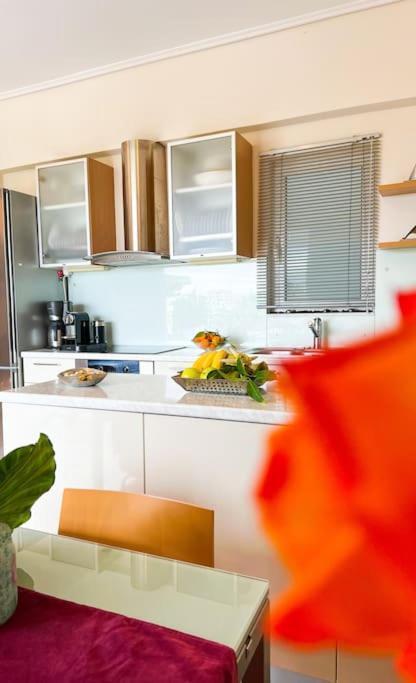 Mare Marina View 1 Apartment Xylokastro Bagian luar foto