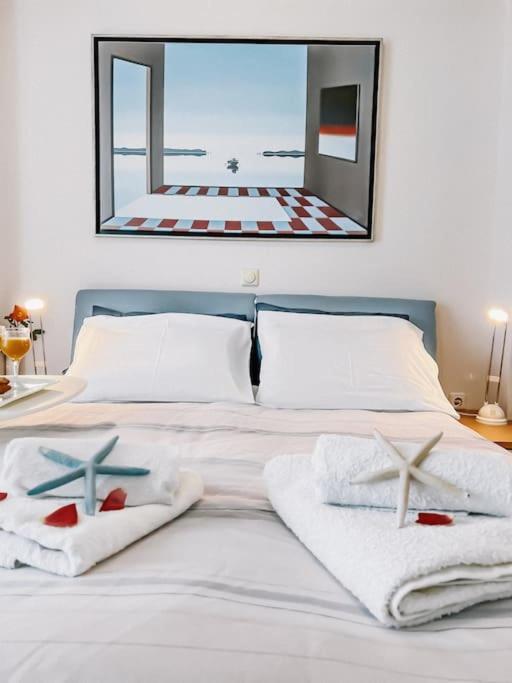Mare Marina View 1 Apartment Xylokastro Bagian luar foto