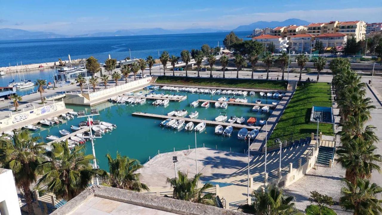 Mare Marina View 1 Apartment Xylokastro Bagian luar foto