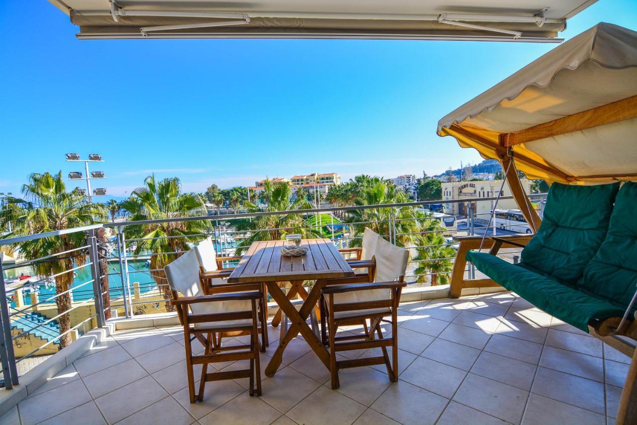 Mare Marina View 1 Apartment Xylokastro Bagian luar foto