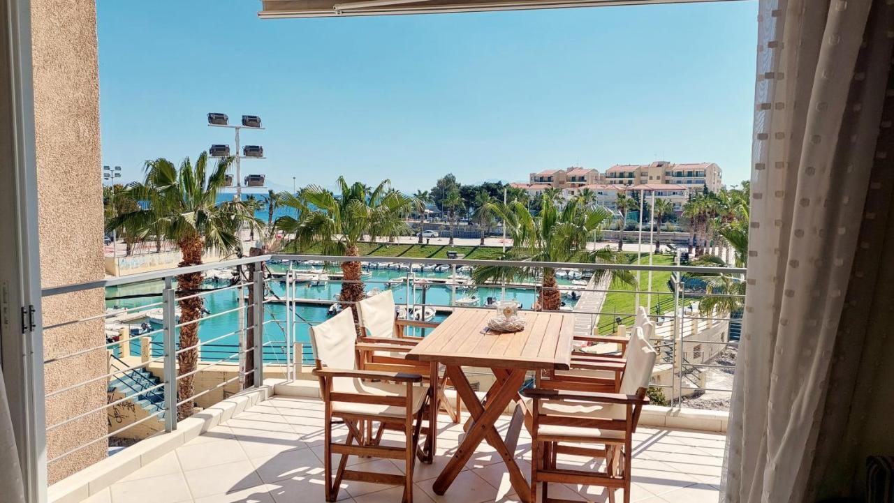 Mare Marina View 1 Apartment Xylokastro Bagian luar foto